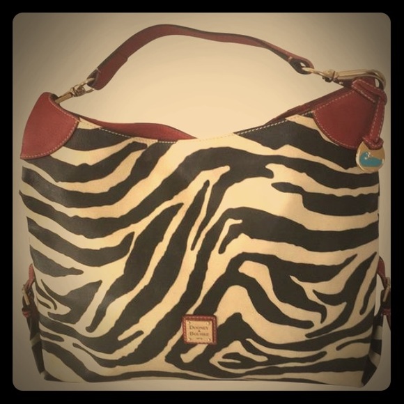 Dooney & Bourke Handbags - RARE Dooney and Bourke Large Zebra Bag